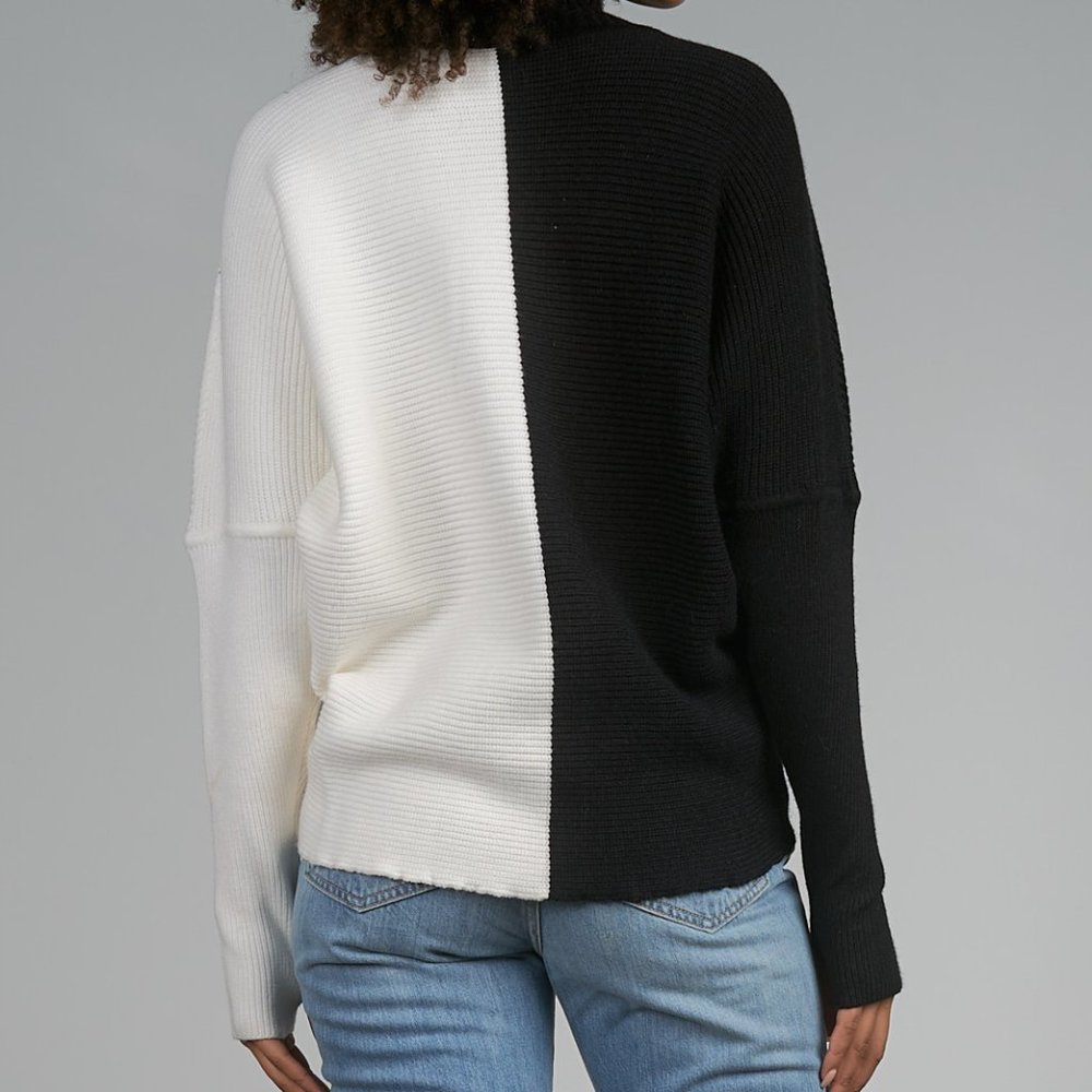 Elan Women's Color Block Print Turtleneck Long Sl… - image 4